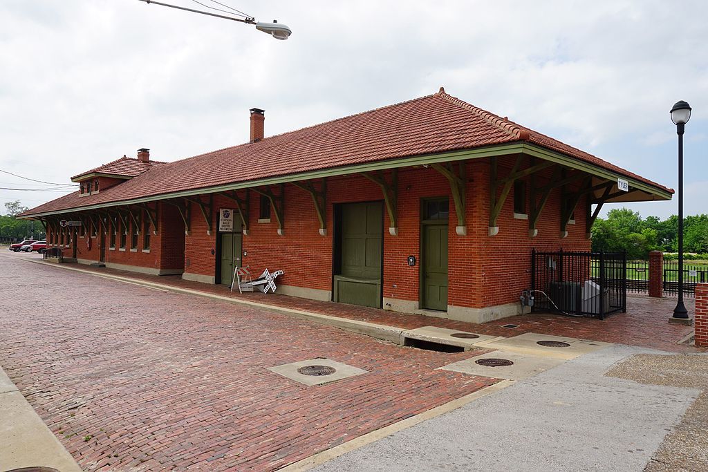 Exterior of the Cotton Belt Depot Museum