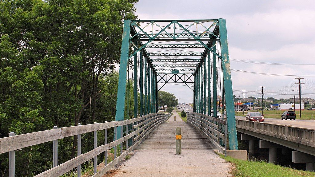 Bridge part of Pepper Creek Hike & Bike Trail