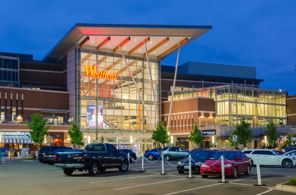 Exterior of the Westfield Southcenter building.