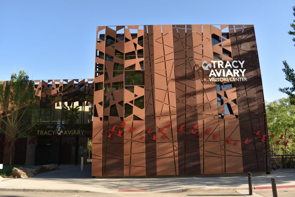 Exterior of Tracy Aviary