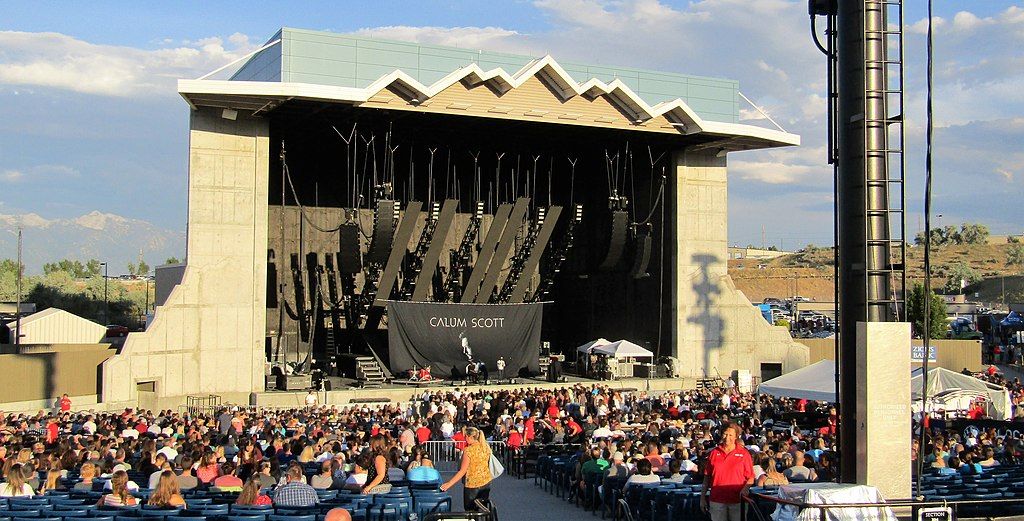 People at USANA Amphitheatre
