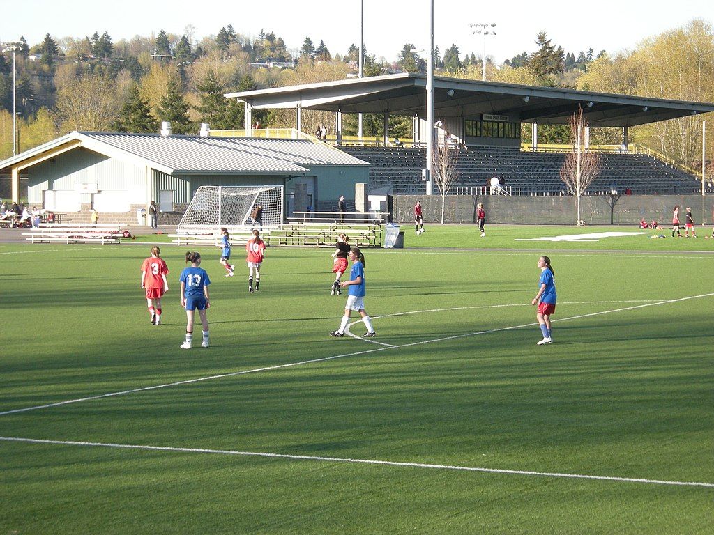 A game at Fort Dent Park's stadium