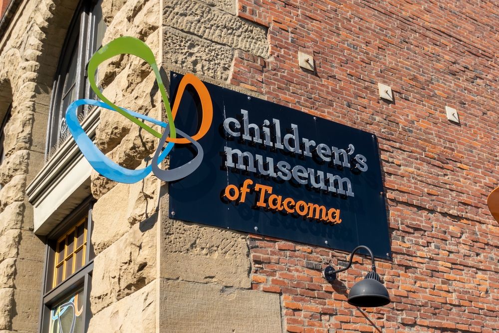 Signage of Tacoma Children's Museum