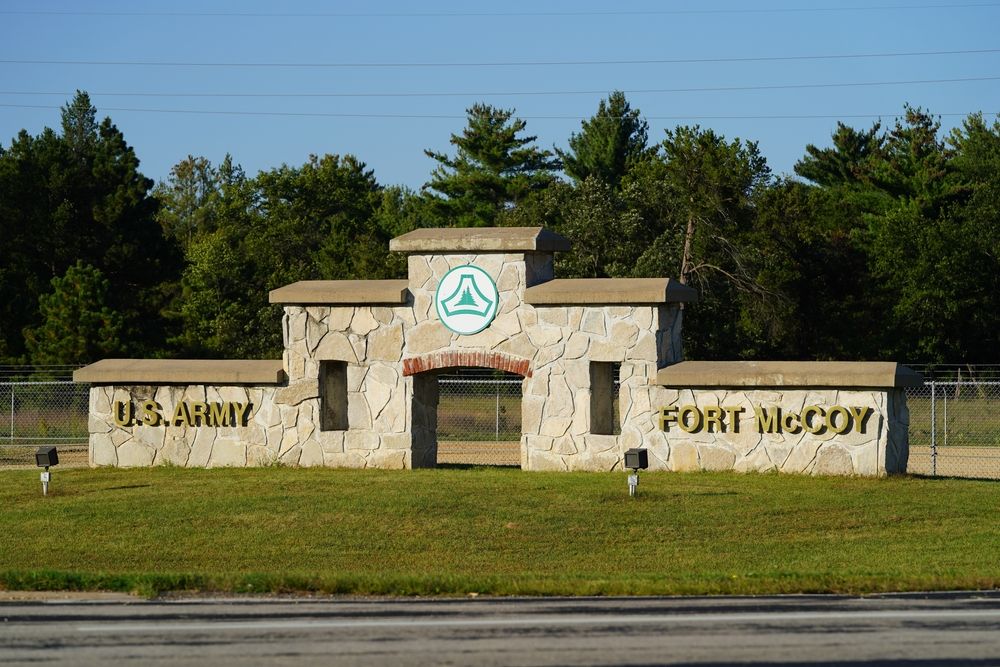 Entrance to the Fort McCoy
