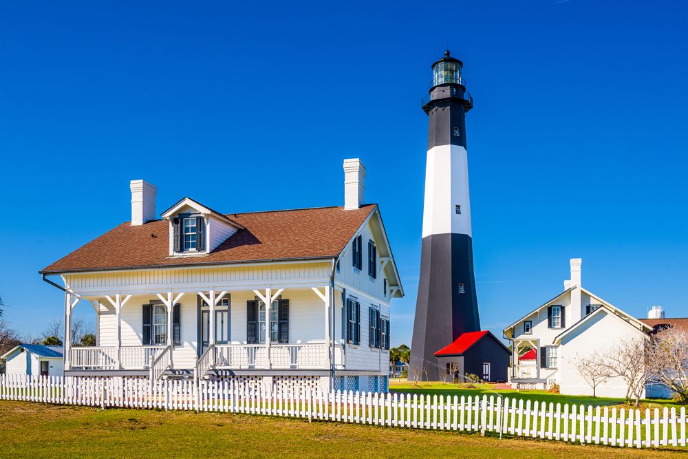 Exterior of Tybee Island Lighthouse & Museum