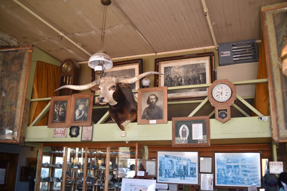Interior of Bird Cage Theatre