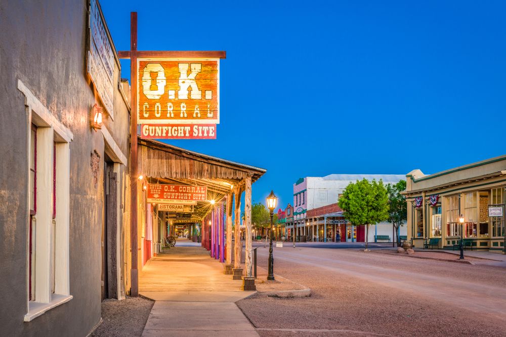 Name sign of the O.K. Corral