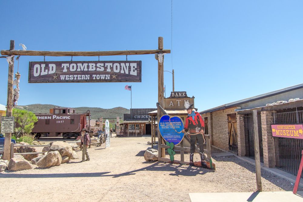 Entryway of Old Tombstone Western Theme Park
