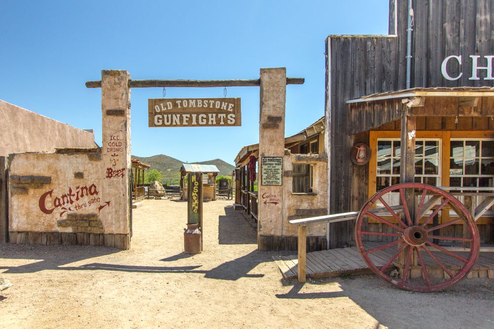 Gunfights area at Old Tombstone Western Theme Park