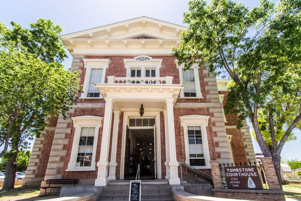 Exterior of Tombstone Courthouse
