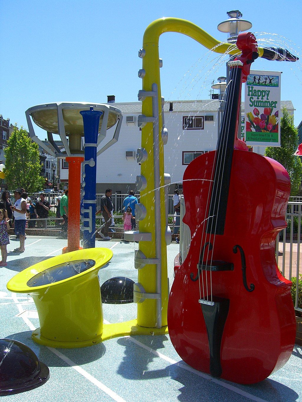 Daytime view of Michael A. Leggiero Music Park