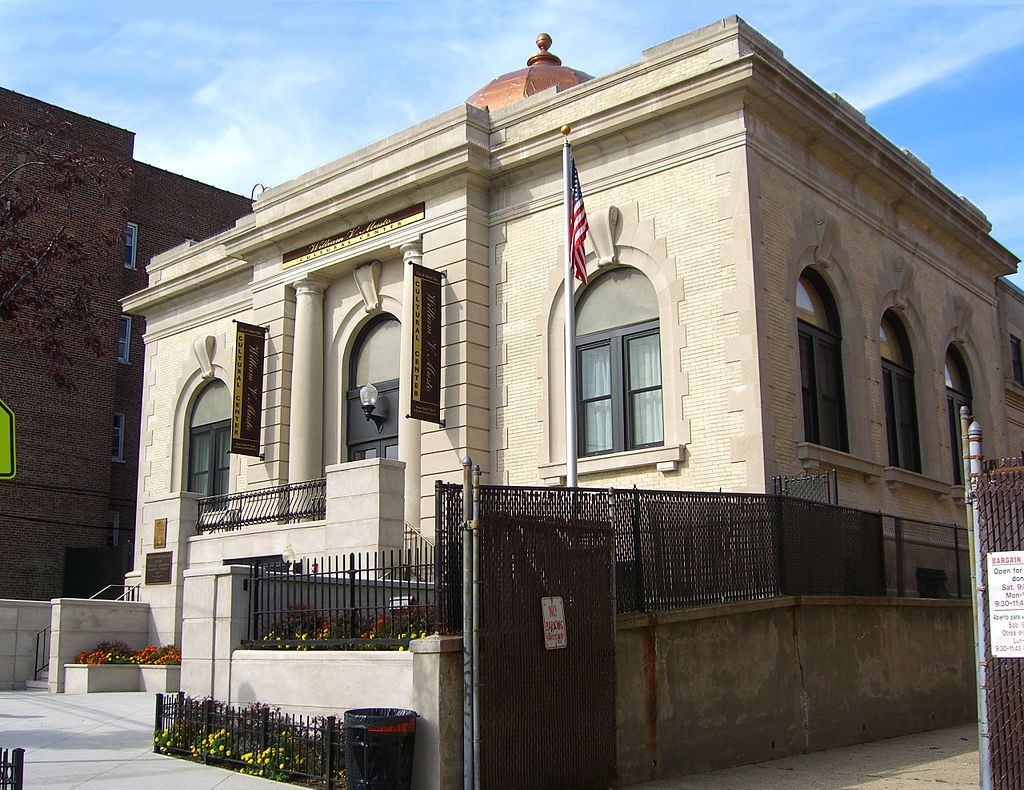 Side view of William V. Musto Cultural Center