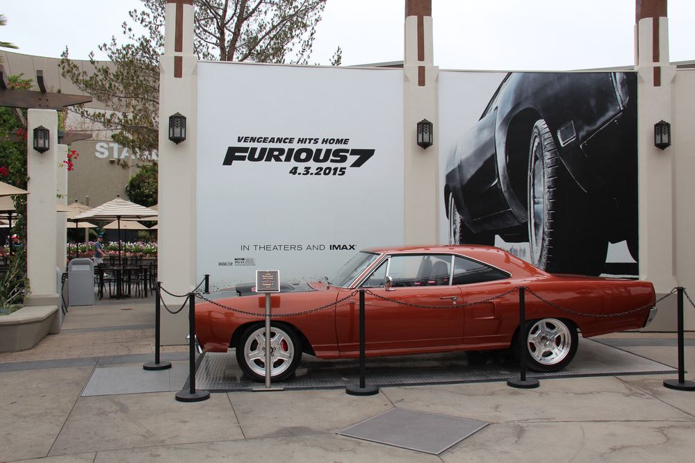 A vehicle on the grounds of Fast & Furious Studio