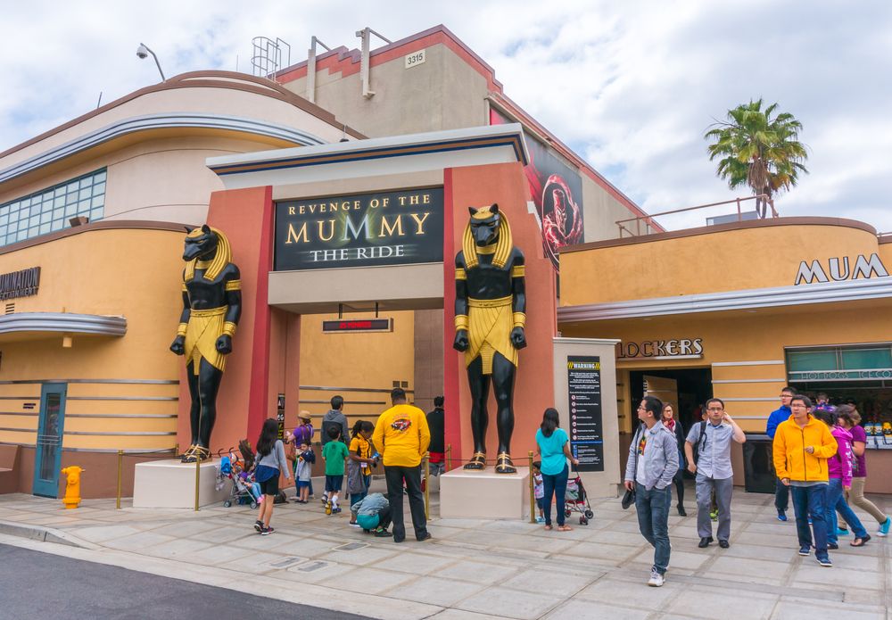 Exterior of Revenge of the Mummy- The Ride