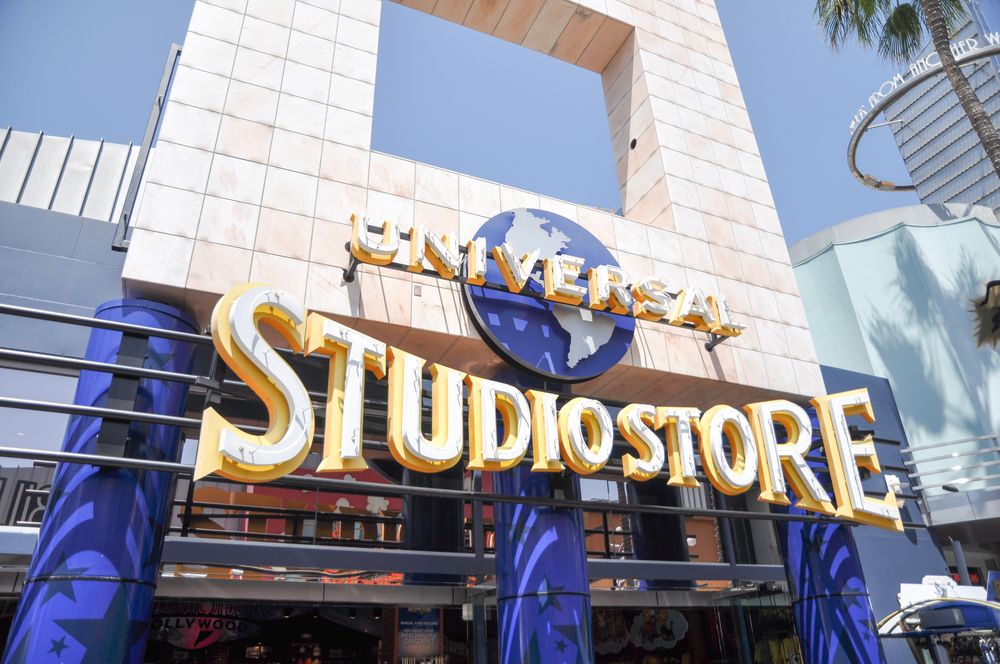 Signage of Universal Studio Store