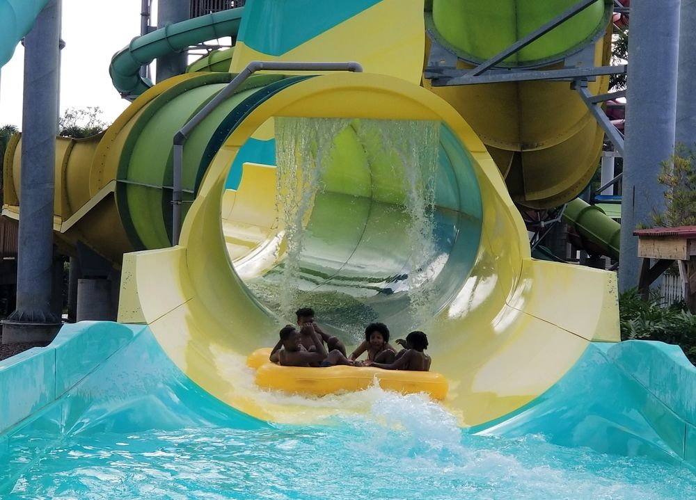 Waterslide ride at Adventure Island