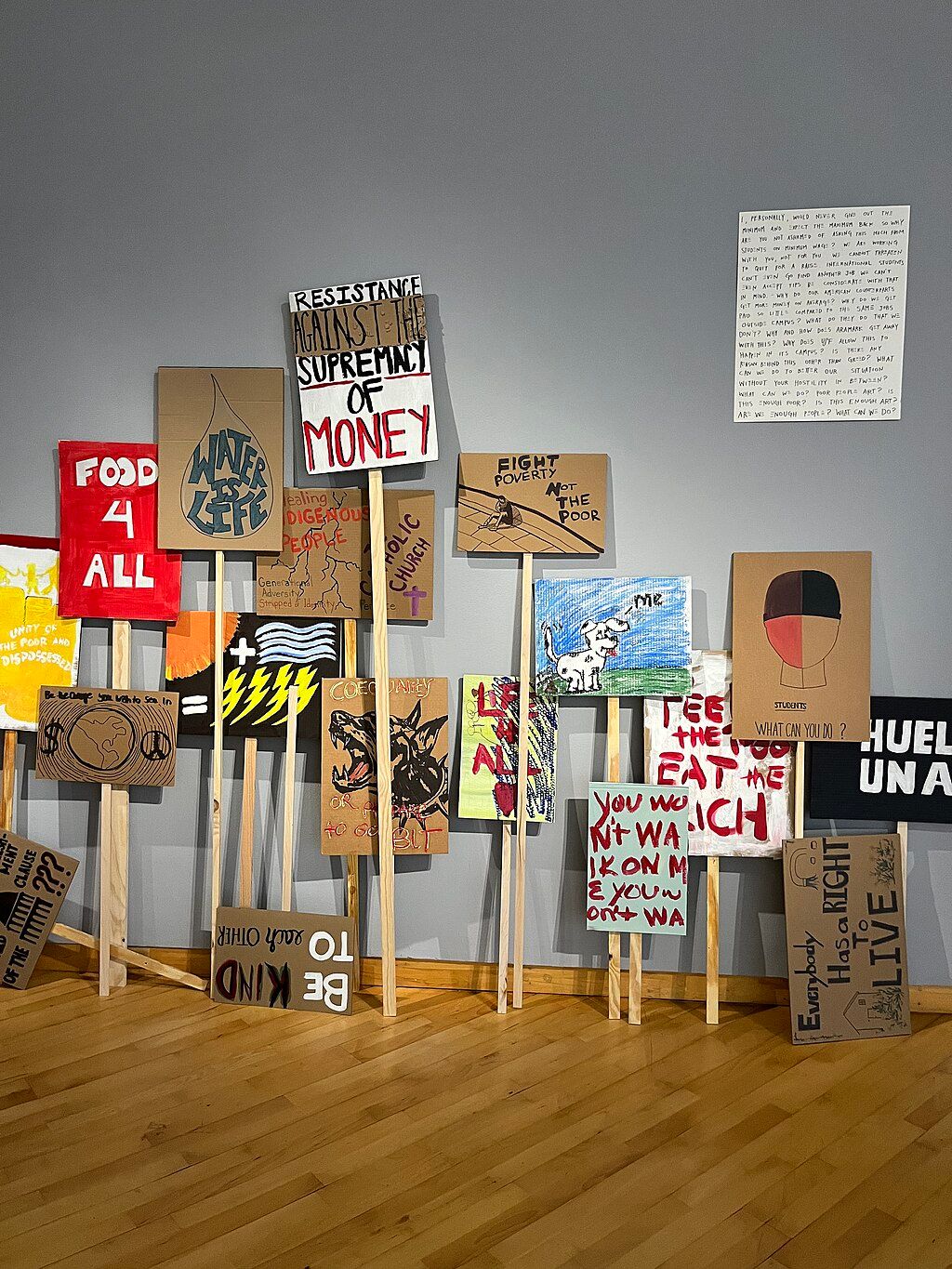 Art pieces in USF Contemporary Art Museum