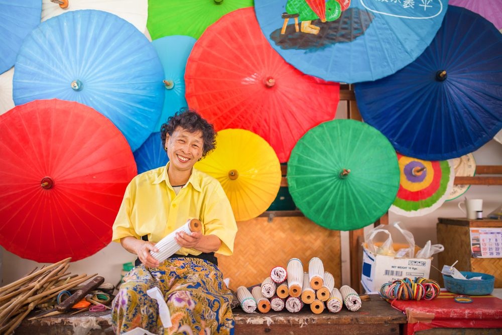umbrella factory Chiang Mai