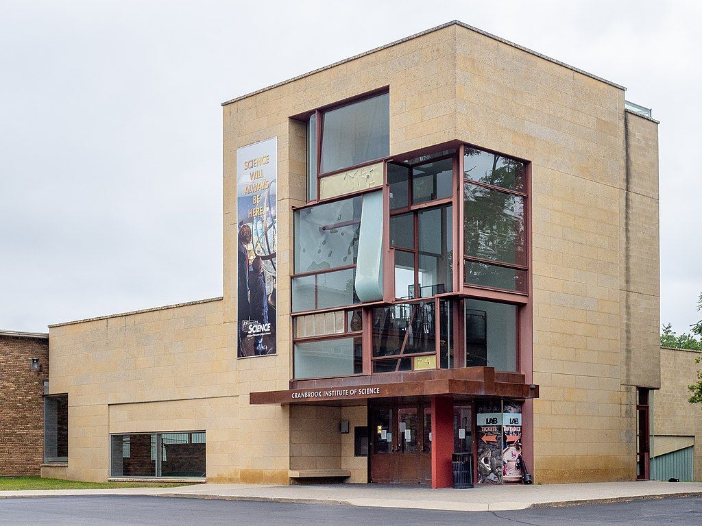 Exterior of Cranbrook Institute of Science