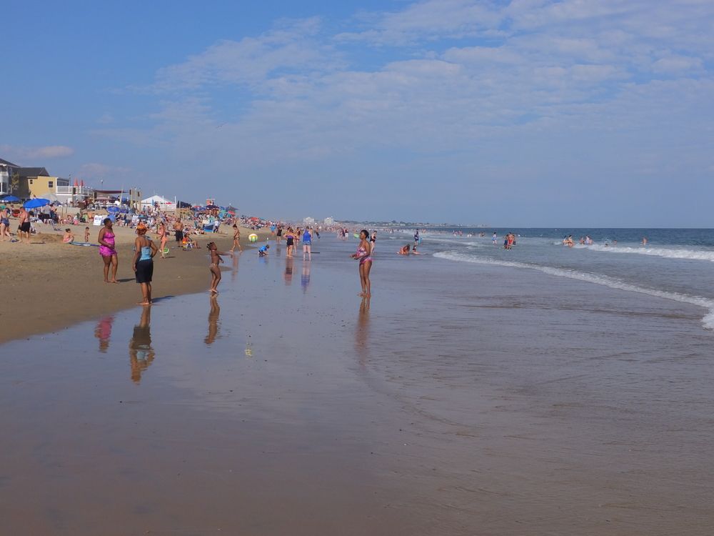 View of Misquamicut State Beach