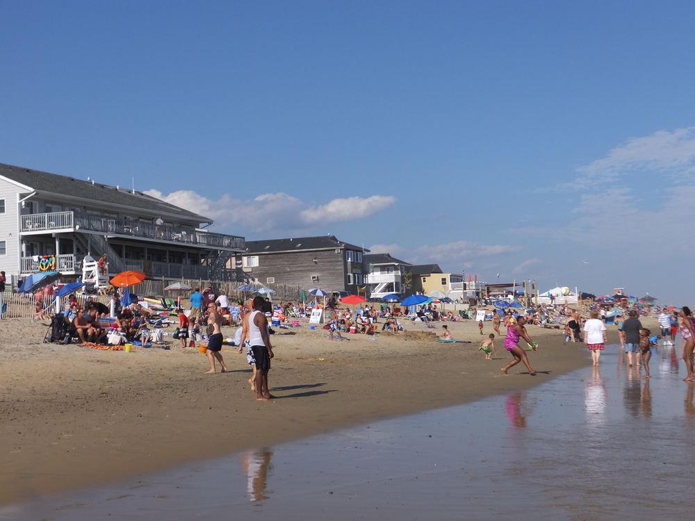 View of Misquamicut State Beach