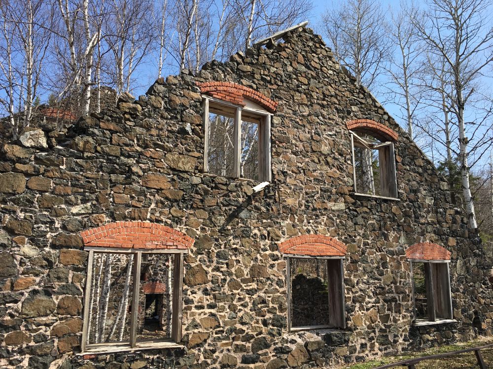 Exterior of a building at Delaware Mine