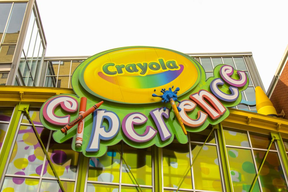 Exterior of Crayola Experience