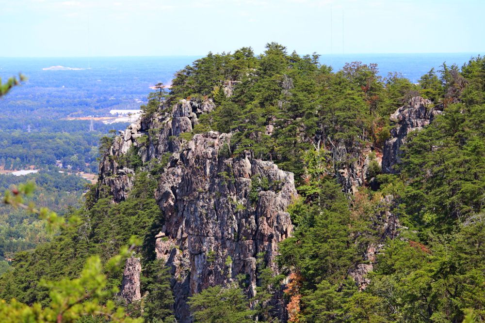 Aerial view of Crowders Mountain