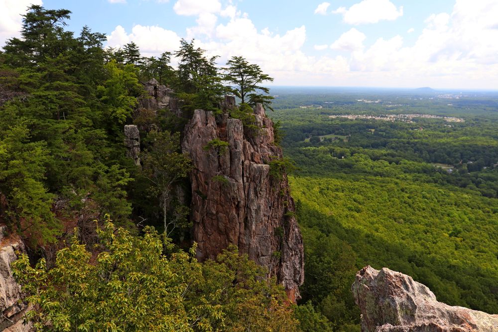 Daytime view of the Summit of Crowders Mountain