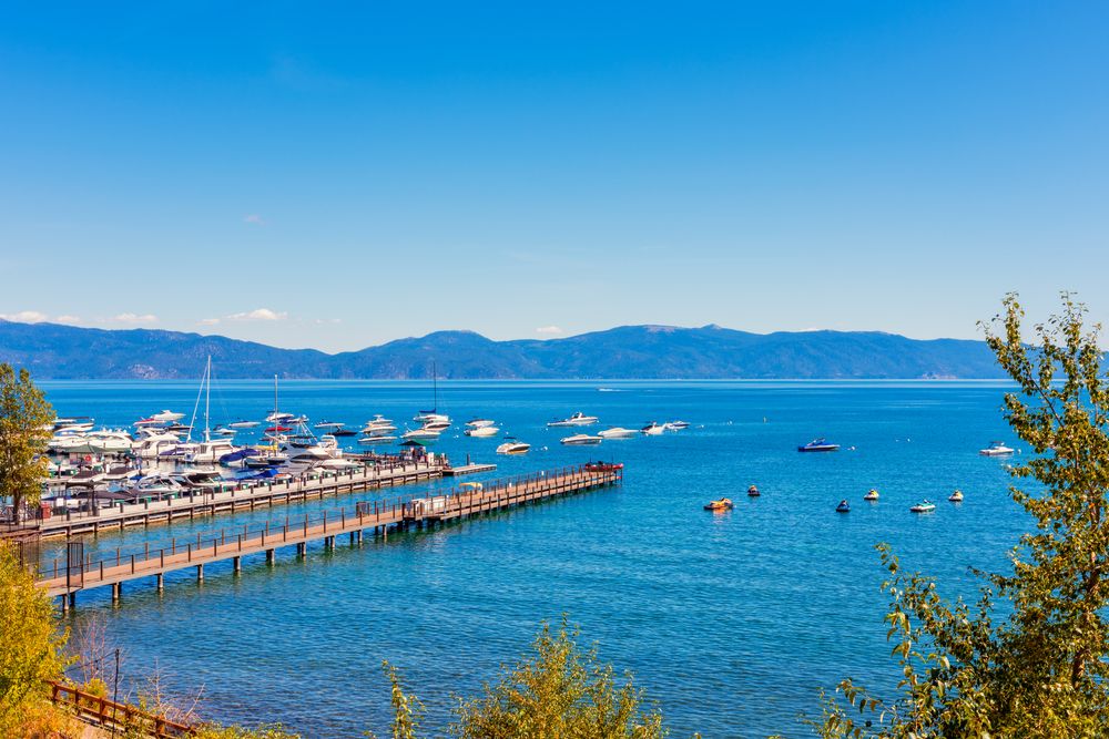 View of Tahoe City Marina
