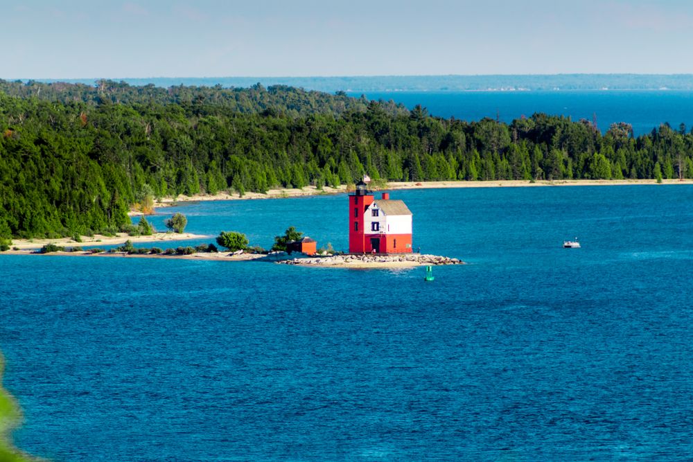 Lighthouse at Mackinac Island