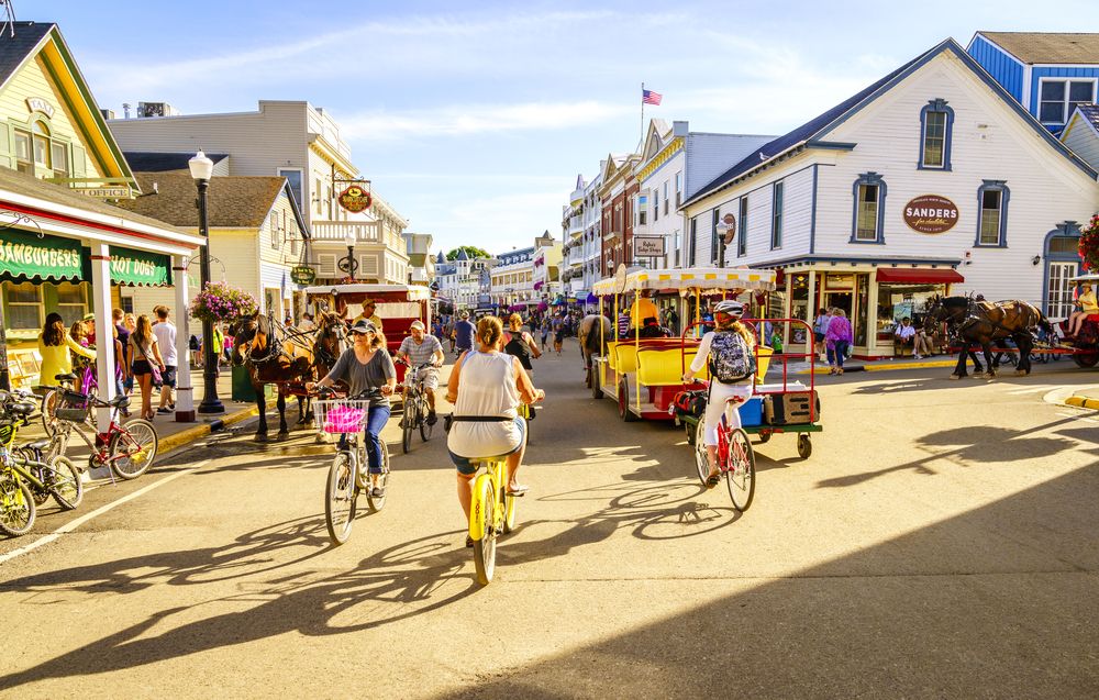 The town of Mackinac Island