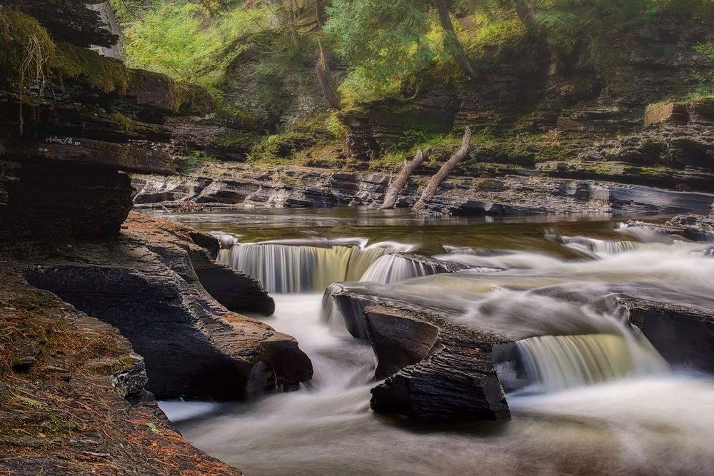 A river at Porcupine Mountains