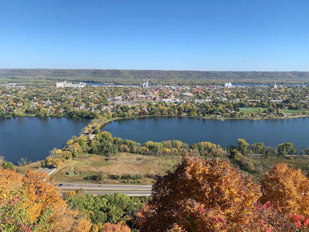 View of Winona From Garvin Heights Park