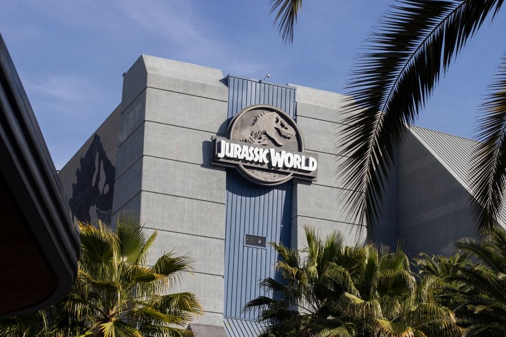 Exterior of Jurassic World – The Ride