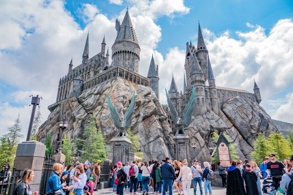 Hogwarts castle at the Wizarding World of Harry Potter