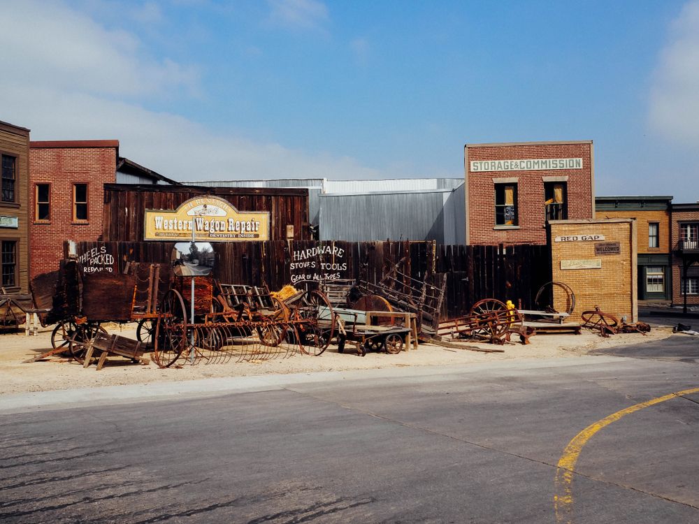 Western film set along the World-Famous Studio Tour