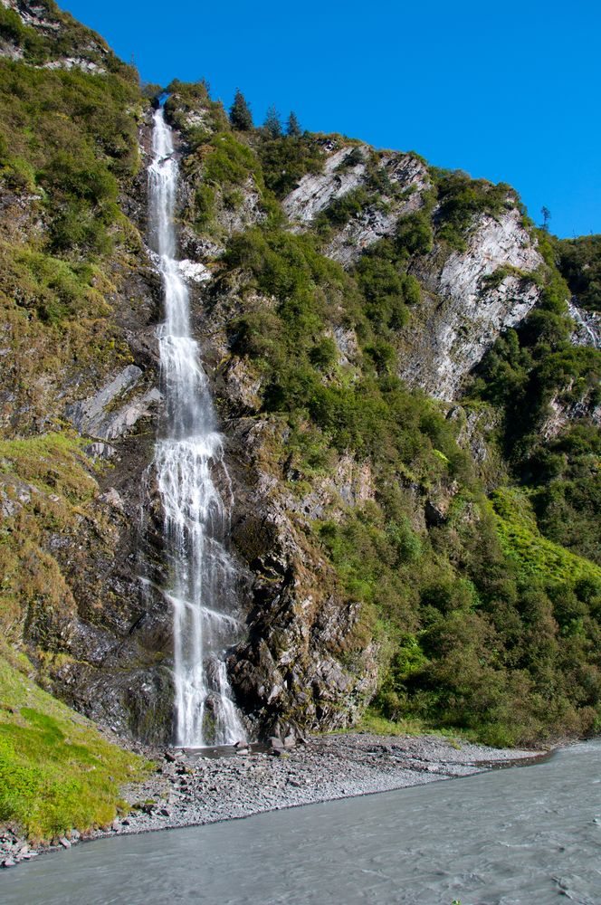 Bridal veil falls of Keystone Canyon