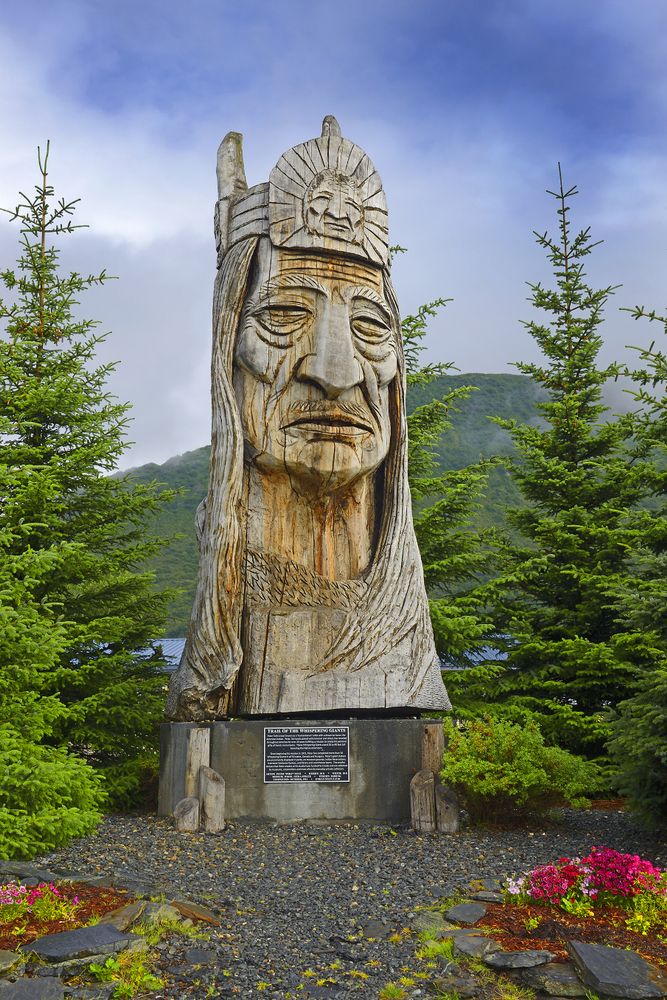 Daytime view of the tall Whispering Giant