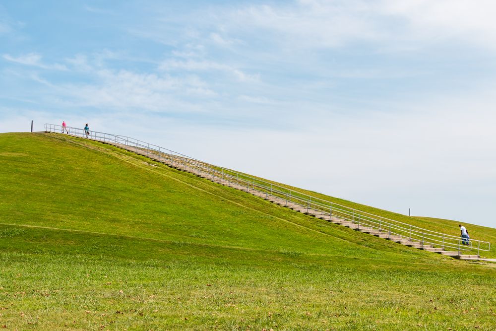 Steps at Mount Trashmore Park