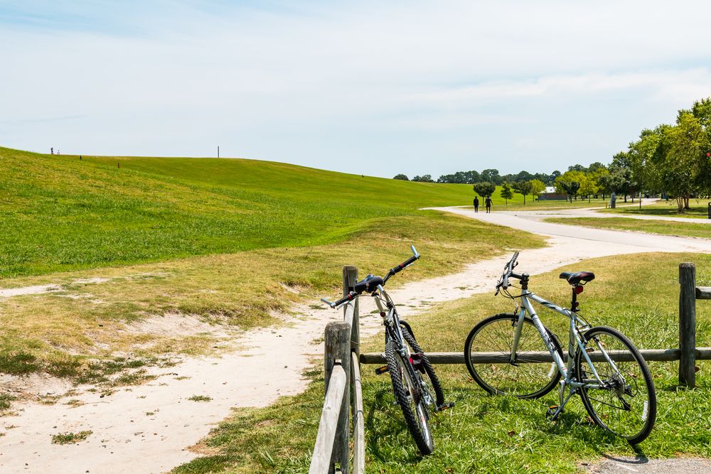 Bikes at Mount Trashmore Park