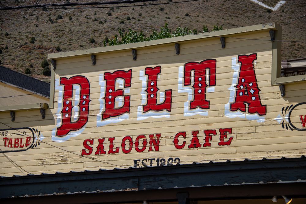 Exterior of Delta Saloon