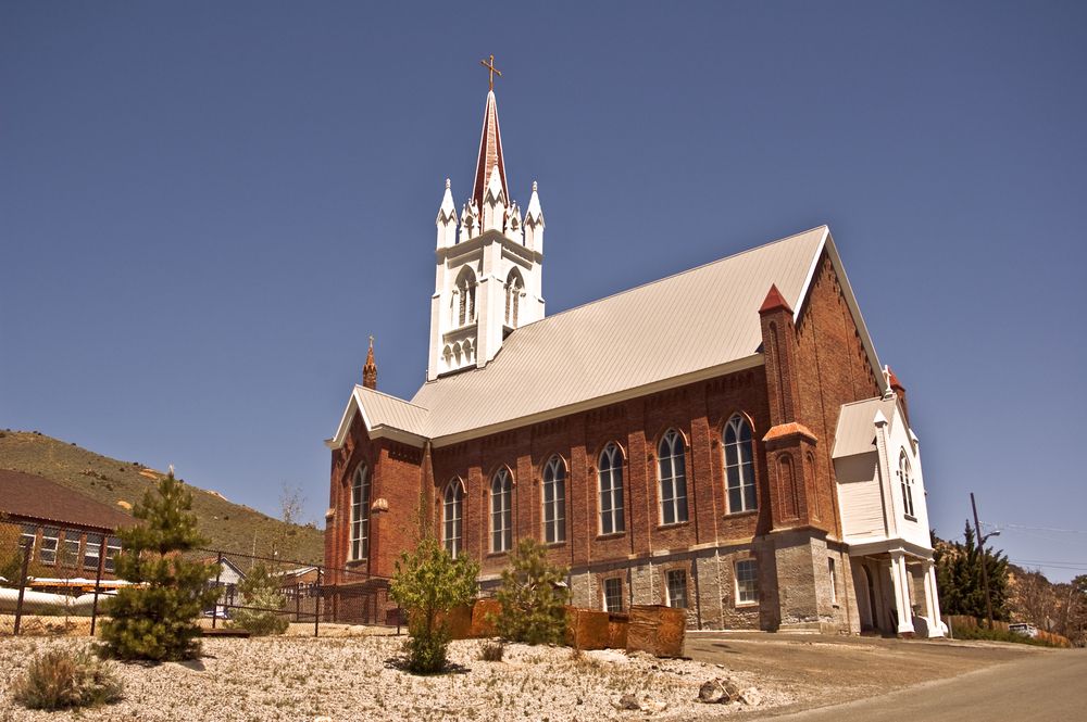 Exterior of St. Mary’s in the Mountains Catholic Church