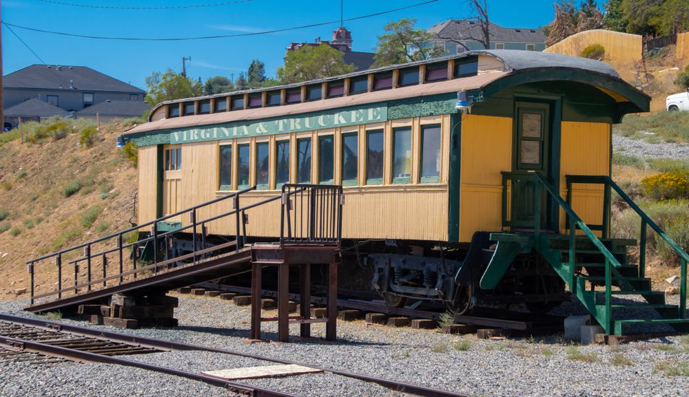 Caboose at Virginia and Truckee Railroad