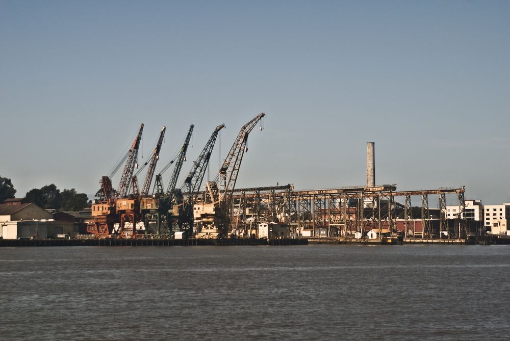 Far view of Mare Island Naval Shipyard