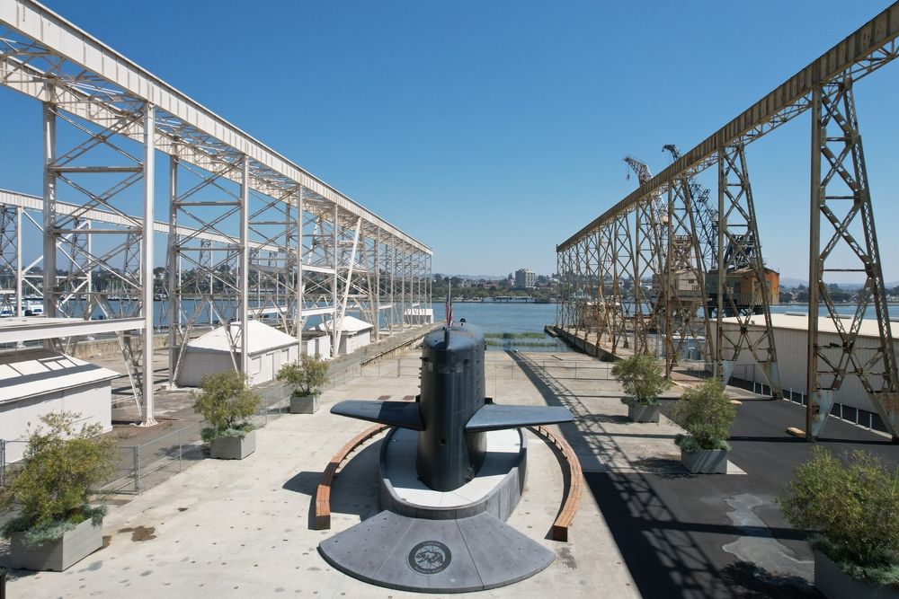 The grounds of Mare Island Naval Shipyard