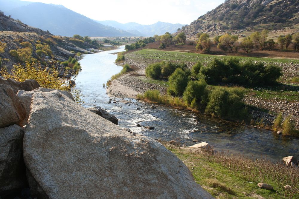 The waters of Slick Rock Recreation Area