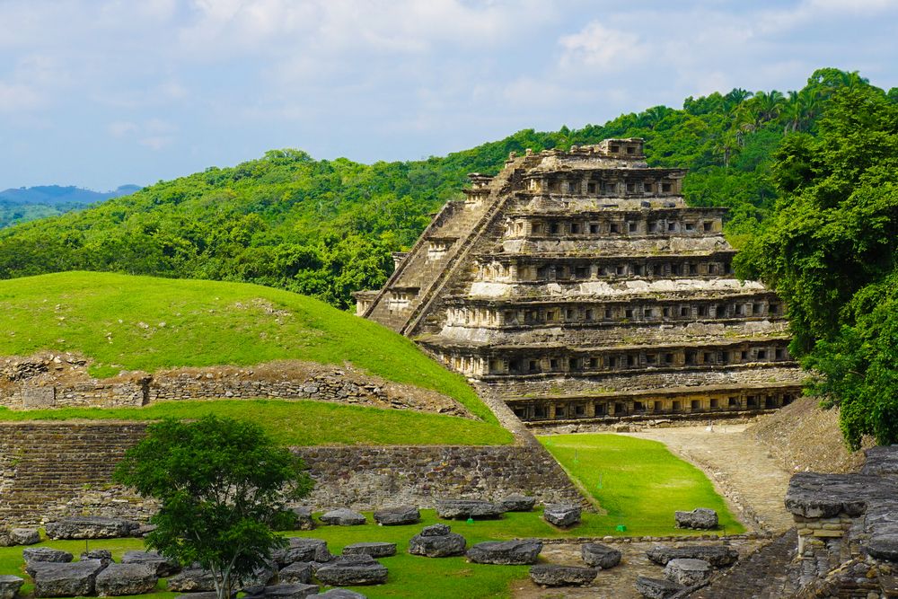 The pyramid of the Niches at El Tajín