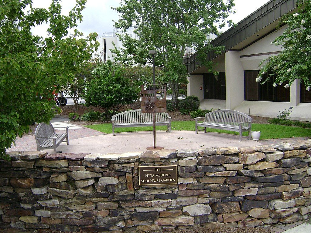 Sculpture garden at Annette Howell Turner Center for the Arts