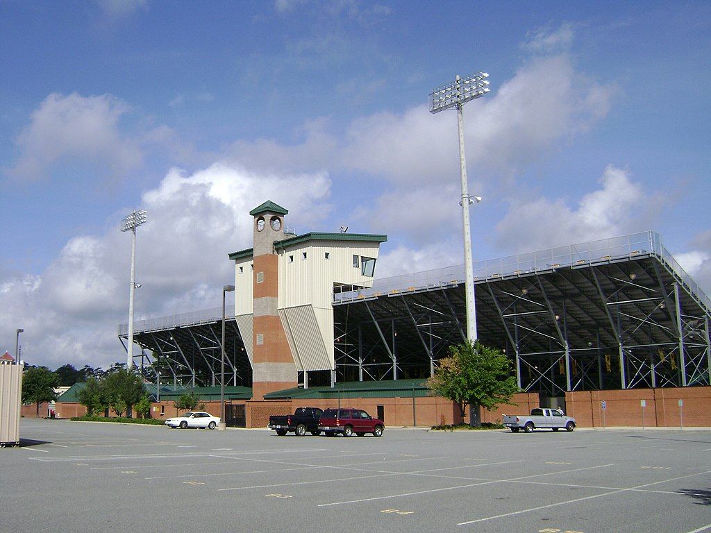 Exterior of Bazemore-Hyder Stadium